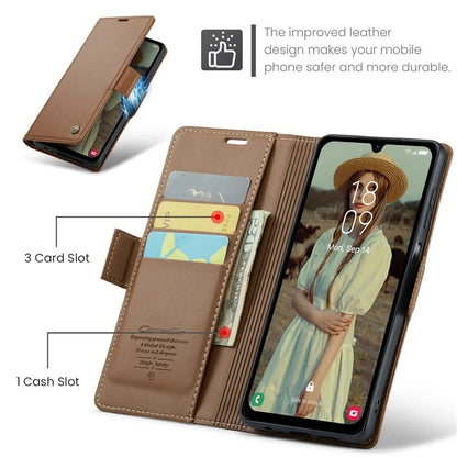 CASEME 023 Series For Samsung Galaxy A15 4G / A15 5G Phone Case RFID Blocking Litchi Texture Cover