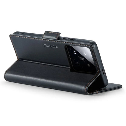 CASEME 023 Series For Xiaomi 14 Pro Case RFID Blocking Glossy Stand Phone Cover