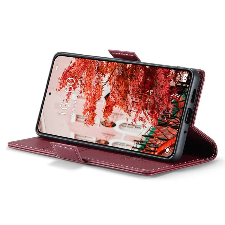 CASEME 023 Series For Xiaomi 14 Pro Case RFID Blocking Glossy Stand Phone Cover