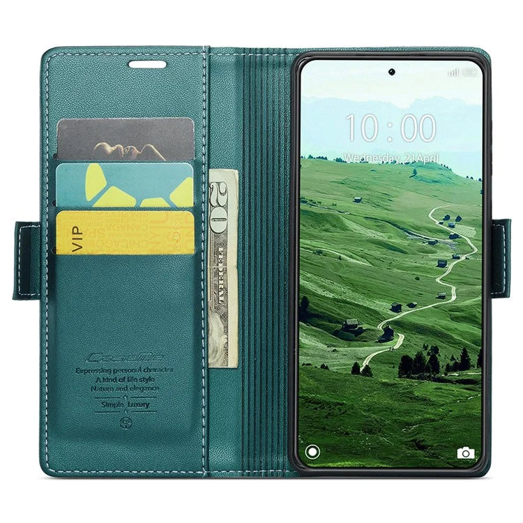 CASEME 023 Series For Xiaomi 14 Pro Case RFID Blocking Glossy Stand Phone Cover