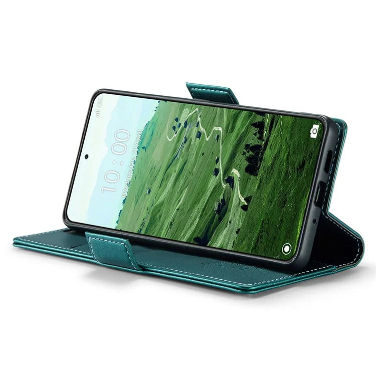 CASEME 023 Series For Xiaomi 14 Pro Case RFID Blocking Glossy Stand Phone Cover
