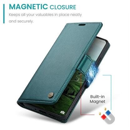 CASEME 023 Series For Xiaomi 14 Pro Case RFID Blocking Glossy Stand Phone Cover