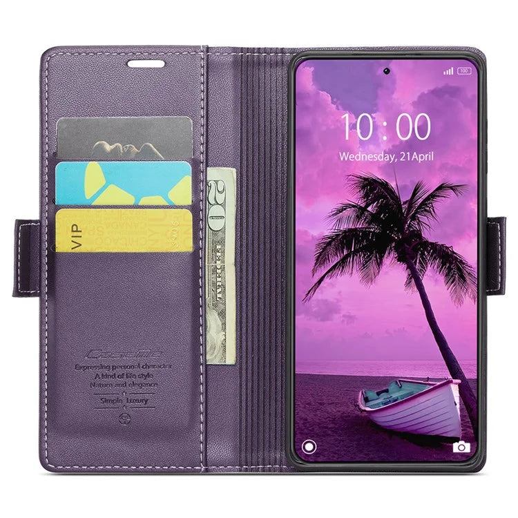 CASEME 023 Series For Xiaomi 14 Pro Case RFID Blocking Glossy Stand Phone Cover