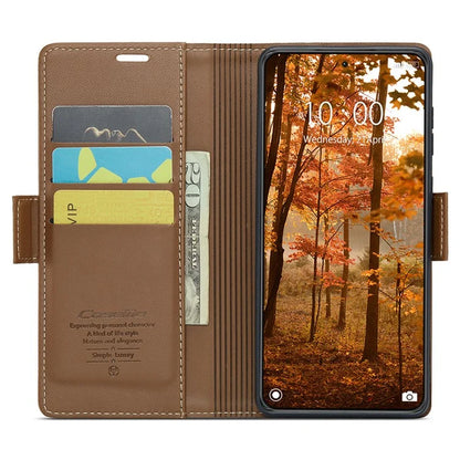 CASEME 023 Series For Xiaomi 14 Pro Case RFID Blocking Glossy Stand Phone Cover