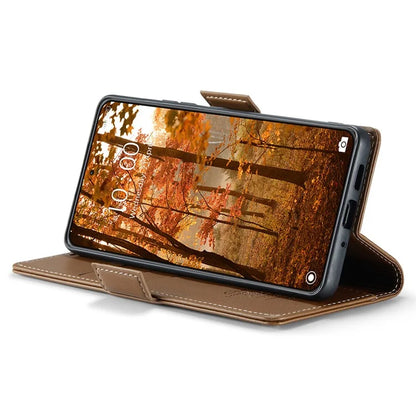 CASEME 023 Series For Xiaomi 14 Pro Case RFID Blocking Glossy Stand Phone Cover