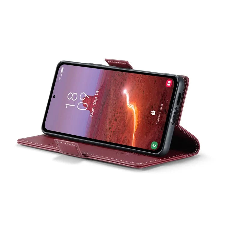 CASEME 023 Series For Samsung Galaxy A55 5G Magnetic Phone Case RFID Blocking Folio Stand Cover