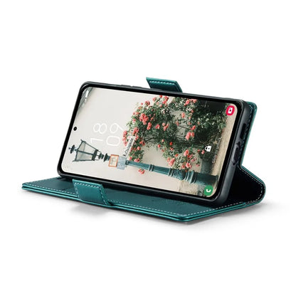 CASEME 023 Series For Samsung Galaxy A55 5G Magnetic Phone Case RFID Blocking Folio Stand Cover