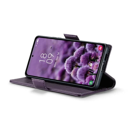 CASEME 023 Series For Samsung Galaxy A55 5G Magnetic Phone Case RFID Blocking Folio Stand Cover