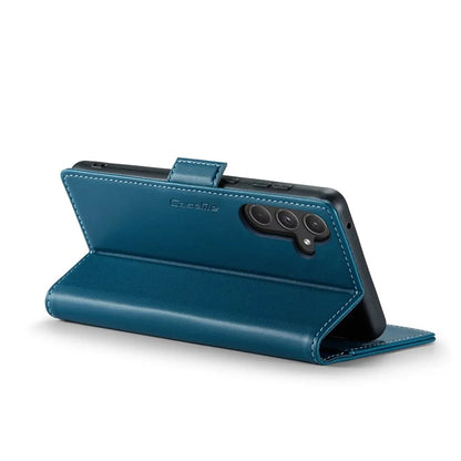 CASEME 023 Series For Samsung Galaxy A55 5G Magnetic Phone Case RFID Blocking Folio Stand Cover
