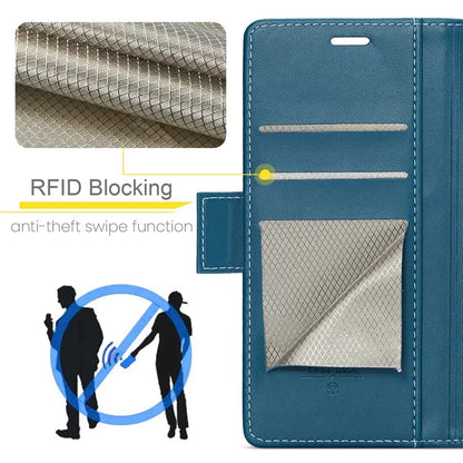 CASEME 023 Series For Samsung Galaxy A55 5G Magnetic Phone Case RFID Blocking Folio Stand Cover