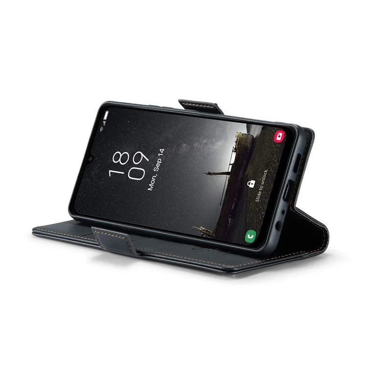 CASEME 023 Series For Samsung Galaxy A25 5G (Global) (161.0 x 76.5 x 8.3mm) Case RFID Blocking Leather Phone Cover