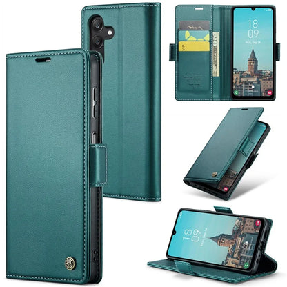 CASEME 023 Series For Samsung Galaxy A25 5G (Global) (161.0 x 76.5 x 8.3mm) Case RFID Blocking Leather Phone Cover