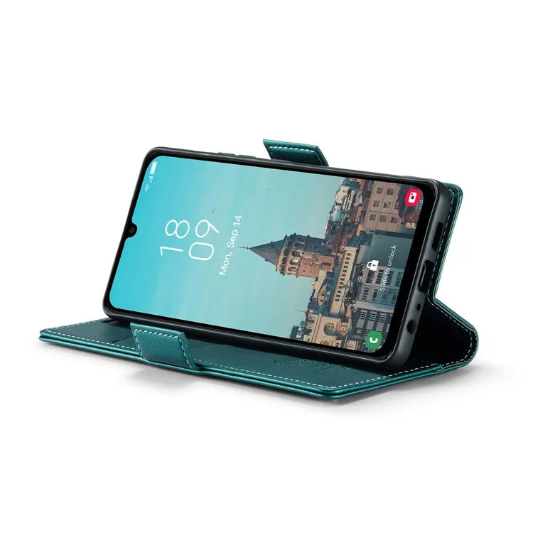 CASEME 023 Series For Samsung Galaxy A25 5G (Global) (161.0 x 76.5 x 8.3mm) Case RFID Blocking Leather Phone Cover
