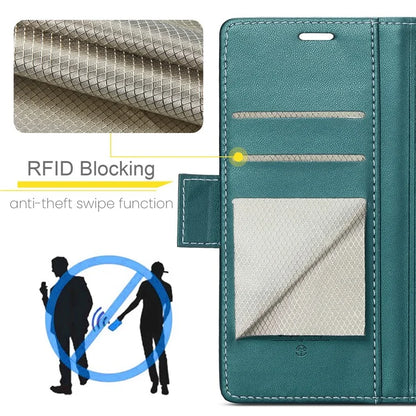 CASEME 023 Series For Samsung Galaxy A25 5G (Global) (161.0 x 76.5 x 8.3mm) Case RFID Blocking Leather Phone Cover