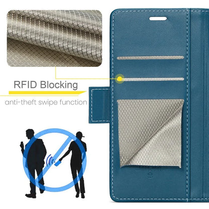 CASEME 023 Series For Samsung Galaxy A25 5G (Global) (161.0 x 76.5 x 8.3mm) Case RFID Blocking Leather Phone Cover