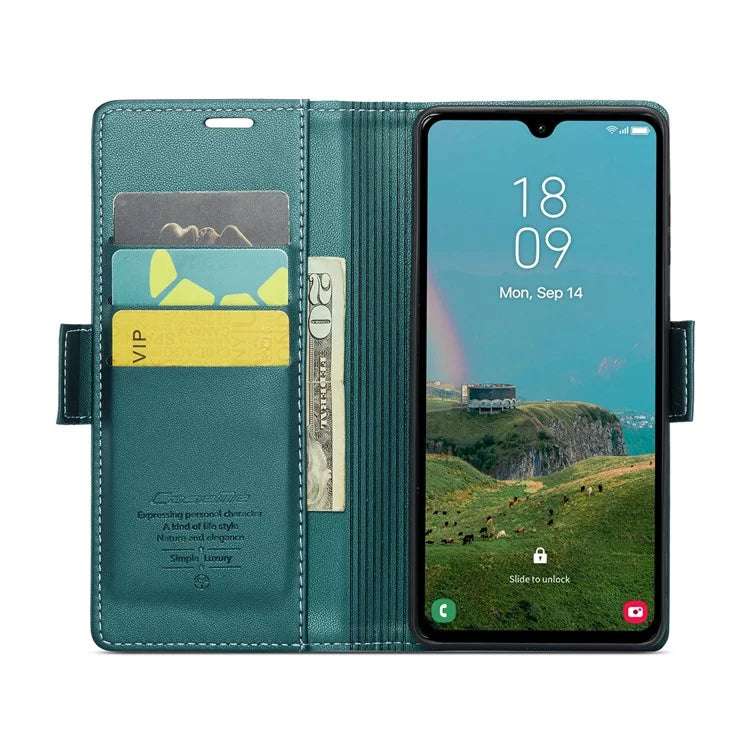 CASEME 023 Series For Samsung Galaxy A05s 4G Case RFID Blocking 3 Card Slots Phone Cover