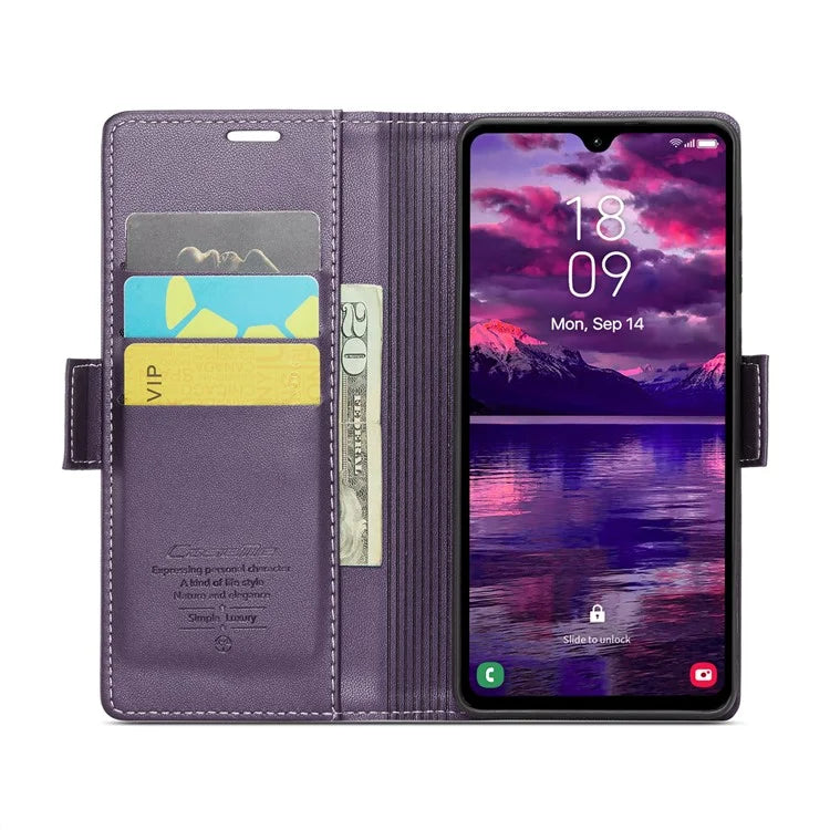 CASEME 023 Series For Samsung Galaxy A05s 4G Case RFID Blocking 3 Card Slots Phone Cover