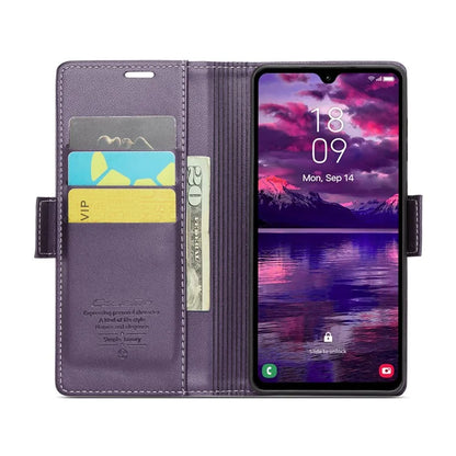 CASEME 023 Series For Samsung Galaxy A05s 4G Case RFID Blocking 3 Card Slots Phone Cover