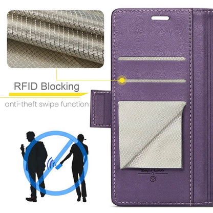 CASEME 023 Series For Samsung Galaxy A05s 4G Case RFID Blocking 3 Card Slots Phone Cover