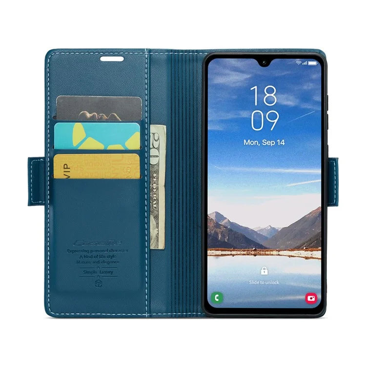 CASEME 023 Series For Samsung Galaxy A05s 4G Case RFID Blocking 3 Card Slots Phone Cover