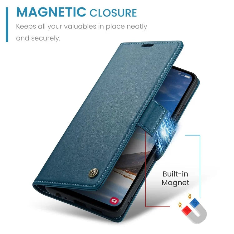 CASEME 023 Series For Samsung Galaxy A05s 4G Case RFID Blocking 3 Card Slots Phone Cover