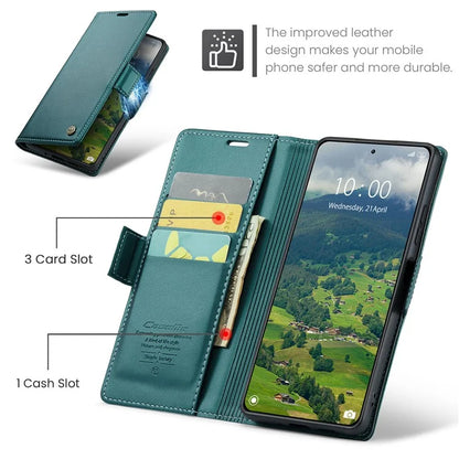 CASEME 023 Series For Xiaomi 14 Magnetic Phone Case RFID Blocking Litchi Texture Cover