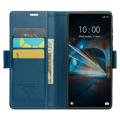 CASEME 023 Series For Xiaomi 14 Magnetic Phone Case RFID Blocking Litchi Texture Cover