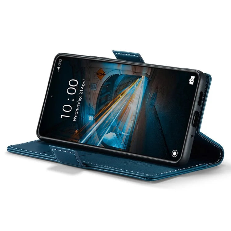 CASEME 023 Series For Xiaomi 14 Magnetic Phone Case RFID Blocking Litchi Texture Cover