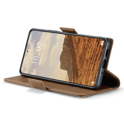 CASEME 023 Series For Xiaomi 14 Magnetic Phone Case RFID Blocking Litchi Texture Cover