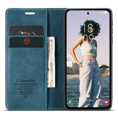 CASEME 013 Series For Samsung Galaxy A35 5G Case Stand Magnetic PU Leather Phone Cover