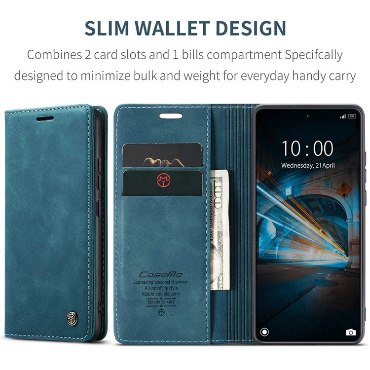 CASEME 013 Series For Xiaomi 14 Case Automatic Closing Stand Shockproof Phone Cover