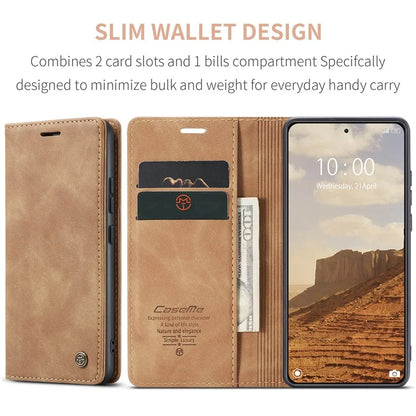 CASEME 013 Series For Xiaomi 14 Case Automatic Closing Stand Shockproof Phone Cover