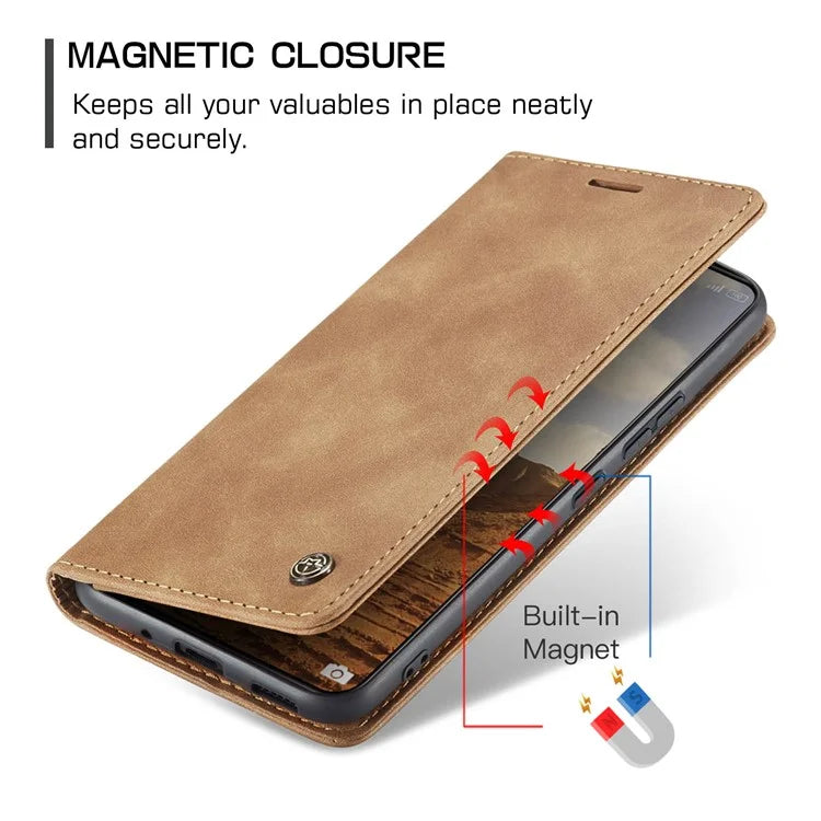 CASEME 013 Series For Xiaomi 14 Case Automatic Closing Stand Shockproof Phone Cover