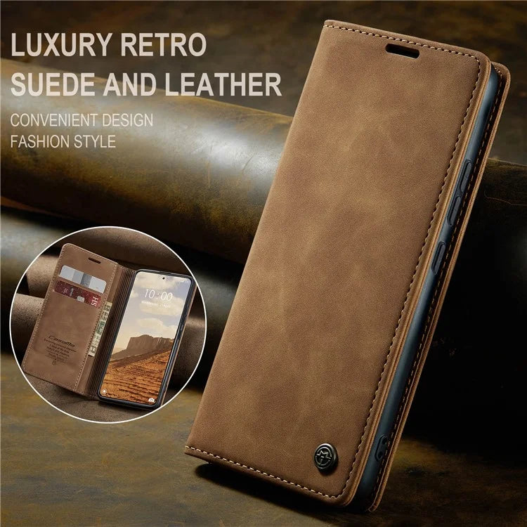 CASEME 013 Series For Xiaomi 14 Case Automatic Closing Stand Shockproof Phone Cover