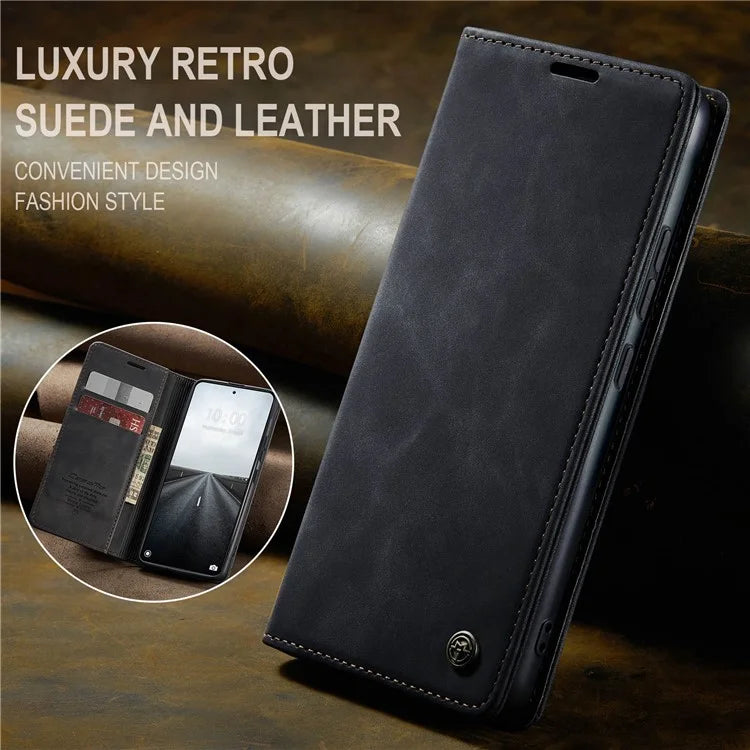 CASEME 013 Series For Xiaomi 14 Pro Case Leather Card Holder Phone Cover Business Style