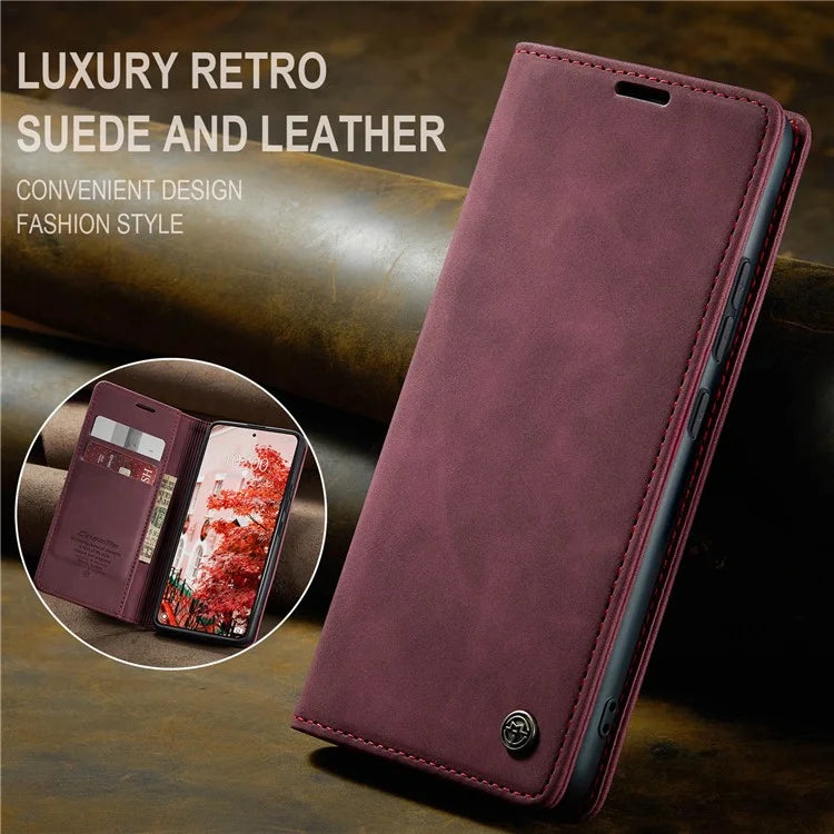 CASEME 013 Series For Xiaomi 14 Pro Case Leather Card Holder Phone Cover Business Style
