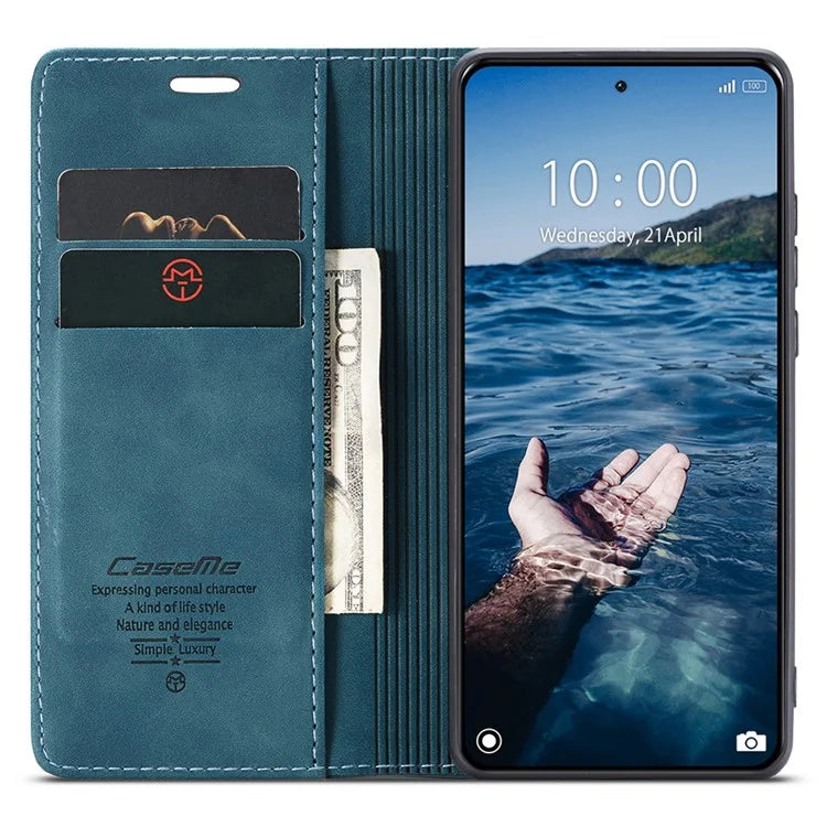 CASEME 013 Series For Xiaomi 14 Pro Case Leather Card Holder Phone Cover Business Style