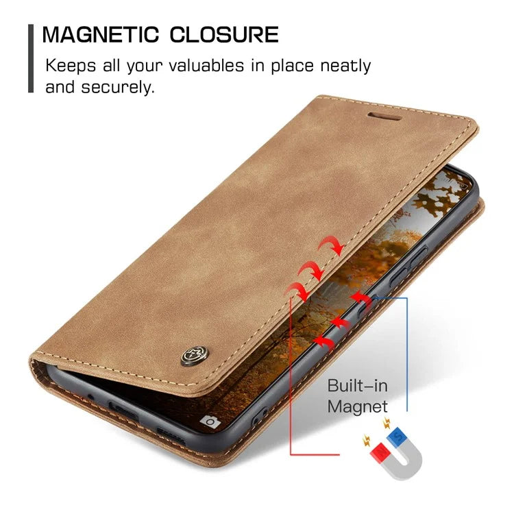 CASEME 013 Series For Xiaomi 14 Pro Case Leather Card Holder Phone Cover Business Style