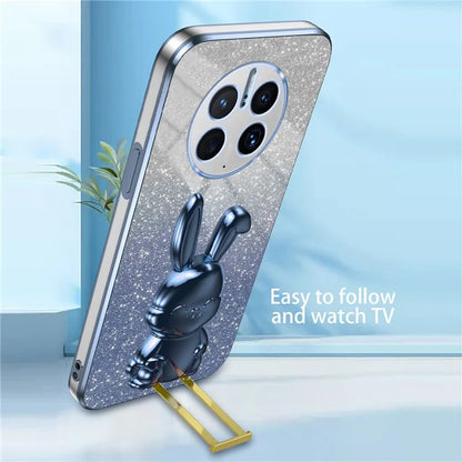 For Huawei Mate 50 Pro 4G Drop Protection Phone Cover Rabbit Pull-out Kickstand Case
