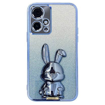 For Honor 90 GT 5G Case Glitter Electroplated Phone Protective Cover with Pull-out Kickstand