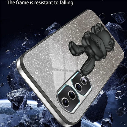 For Honor 90 Pro Case Cute Rabbit Shockproof Kickstand Phone Cover