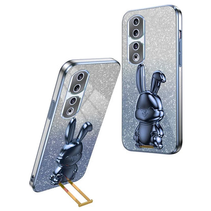 For Honor 90 Pro Case Cute Rabbit Shockproof Kickstand Phone Cover