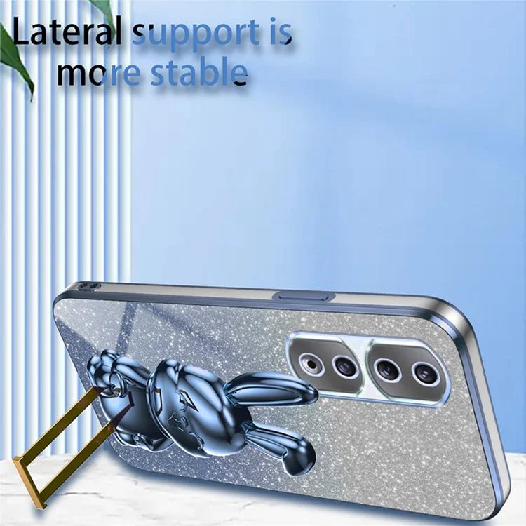 For Honor 90 Pro Case Cute Rabbit Shockproof Kickstand Phone Cover