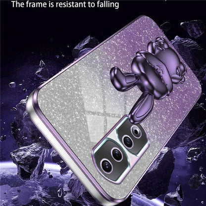 For Honor 90 Pro Case Cute Rabbit Shockproof Kickstand Phone Cover