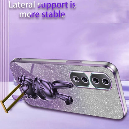 For Honor 90 Pro Case Cute Rabbit Shockproof Kickstand Phone Cover