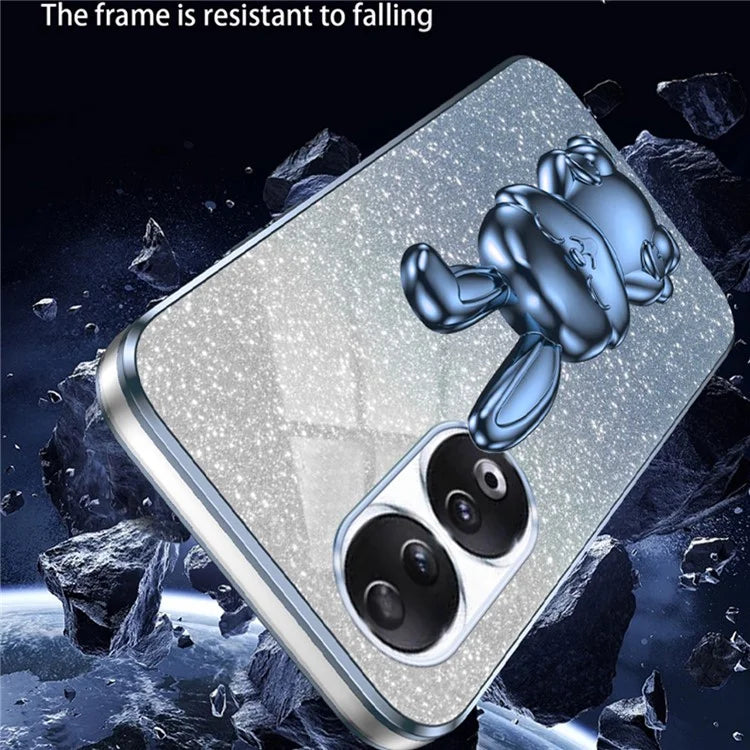 For Honor 90 Kickstand Case Cute Rabbit Protective Phone Cover