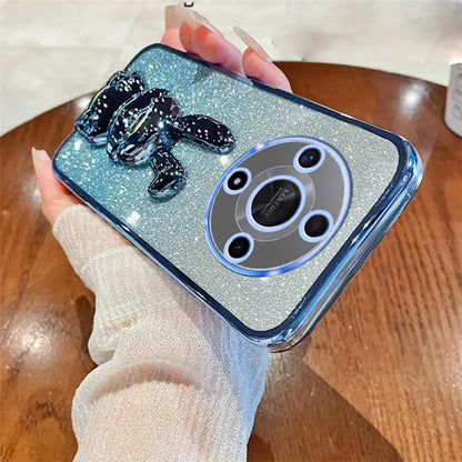 For Honor Magic6 Lite 5G / X9b 5G Case Cute Rabbit Shockproof Kickstand Phone Case