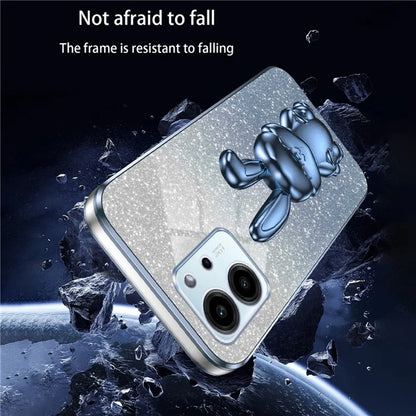 For Honor 80 SE 5G Kickstand Case Cute Rabbit Protective Slim Phone Shell