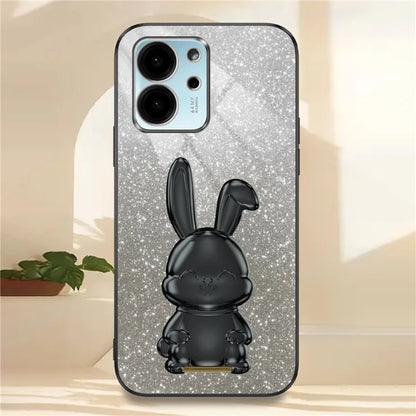 For Honor 80 SE 5G Kickstand Case Cute Rabbit Protective Slim Phone Shell