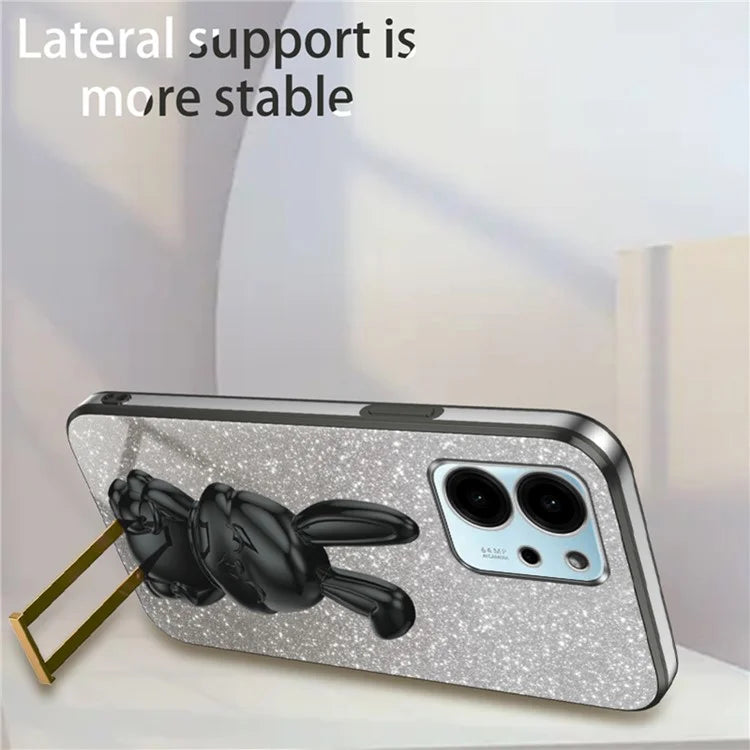 For Honor 80 SE 5G Kickstand Case Cute Rabbit Protective Slim Phone Shell